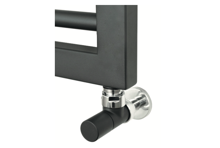 Полотенцесушитель водяной Lazzarini Asti 1110x600 мм антрацит прямой 386482