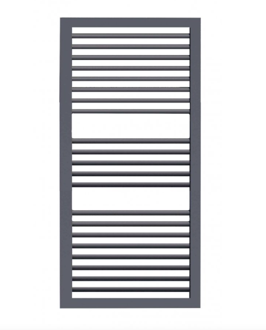 Полотенцесушитель водяной Lazzarini Asti 1110x600 мм антрацит прямой 386482