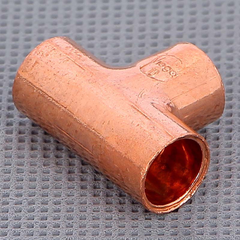 Тройник медный под пайку Viega 10 мм 104092