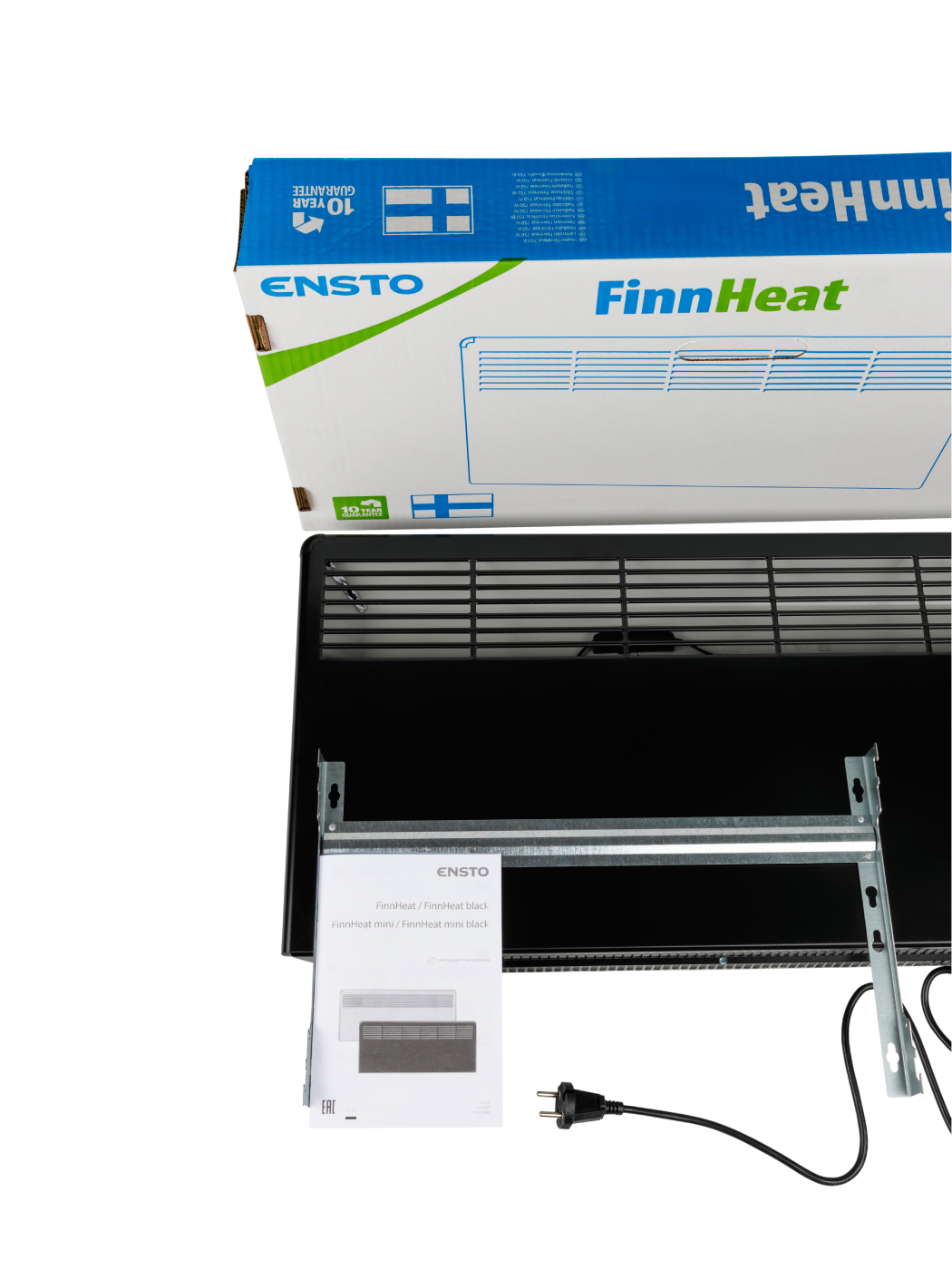 Конвектор электрический Ensto FinnHeat EPHBMB15PR 1500 Вт механический термостат с вилкой EPHBMB15PR