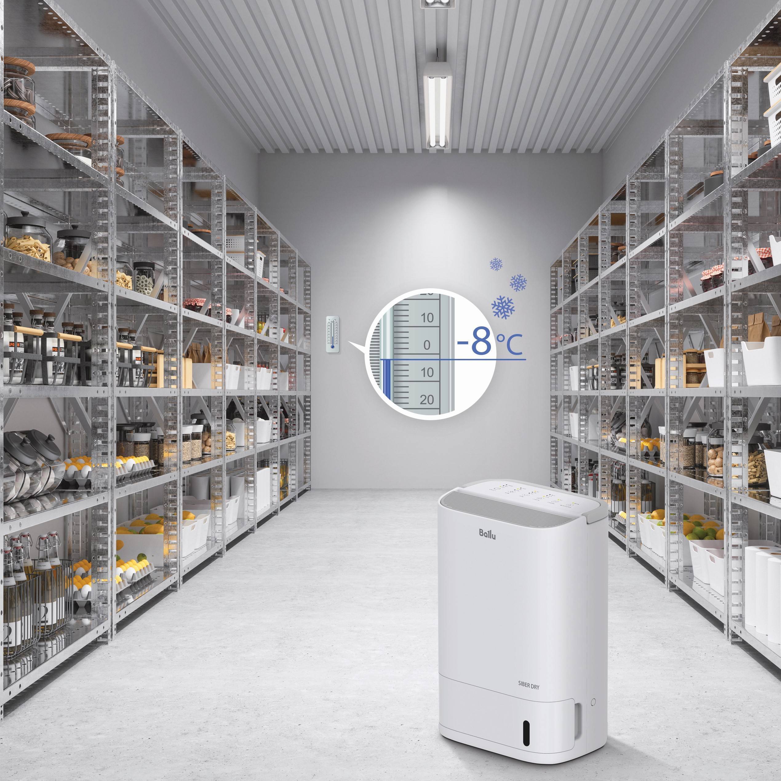 Осушитель воздуха Ballu Siber Dry BDR-7A адсорбционный 1484228