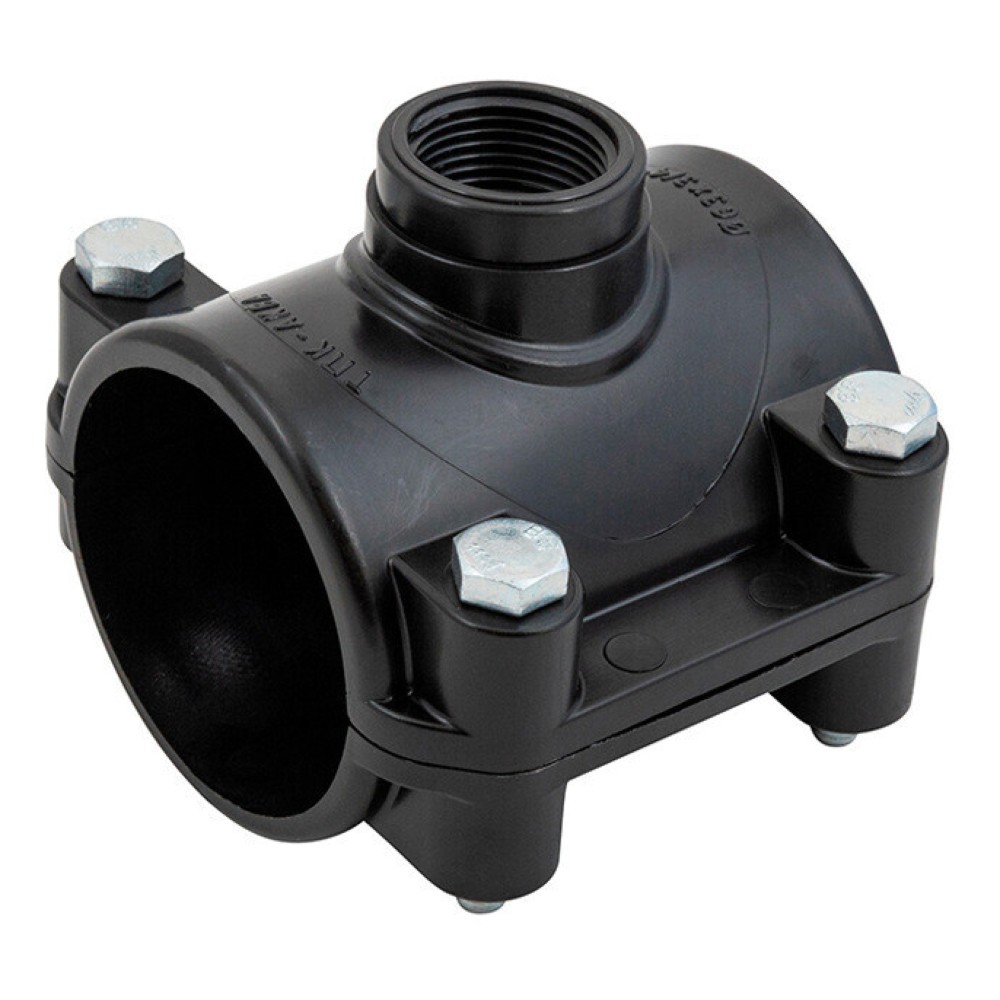 Седелка компрессионная ТПК-АКВА 125 мм x 3/4 дюйма ВР с болтами 2612534