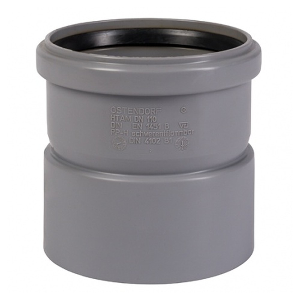 Муфта насадная Ostendorf HT HTAM 75 мм для внутренней канализации 113520