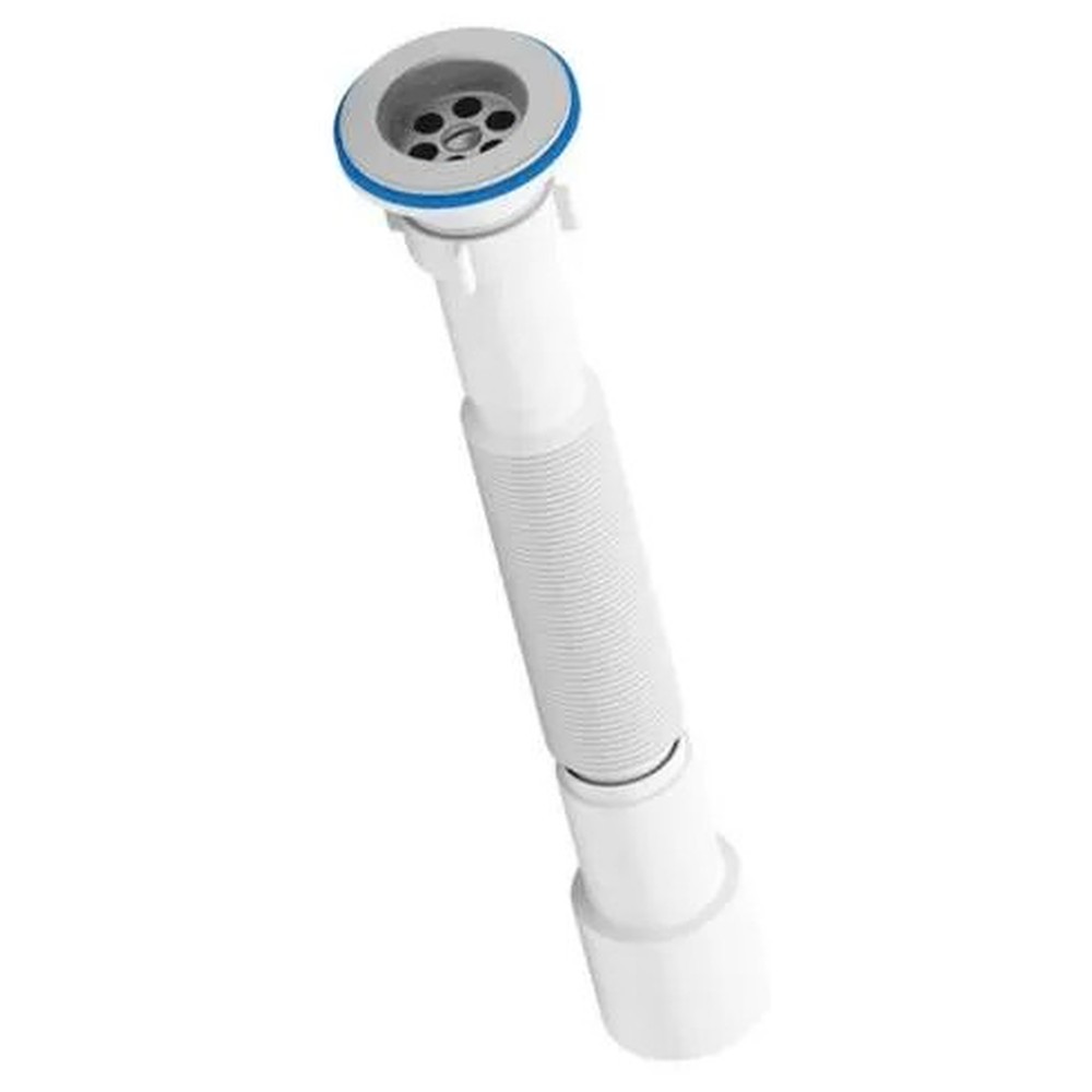 Сифон для кухонной мойки АНИ пласт G106 гофрированный 1 1/2х40/50 мм G106