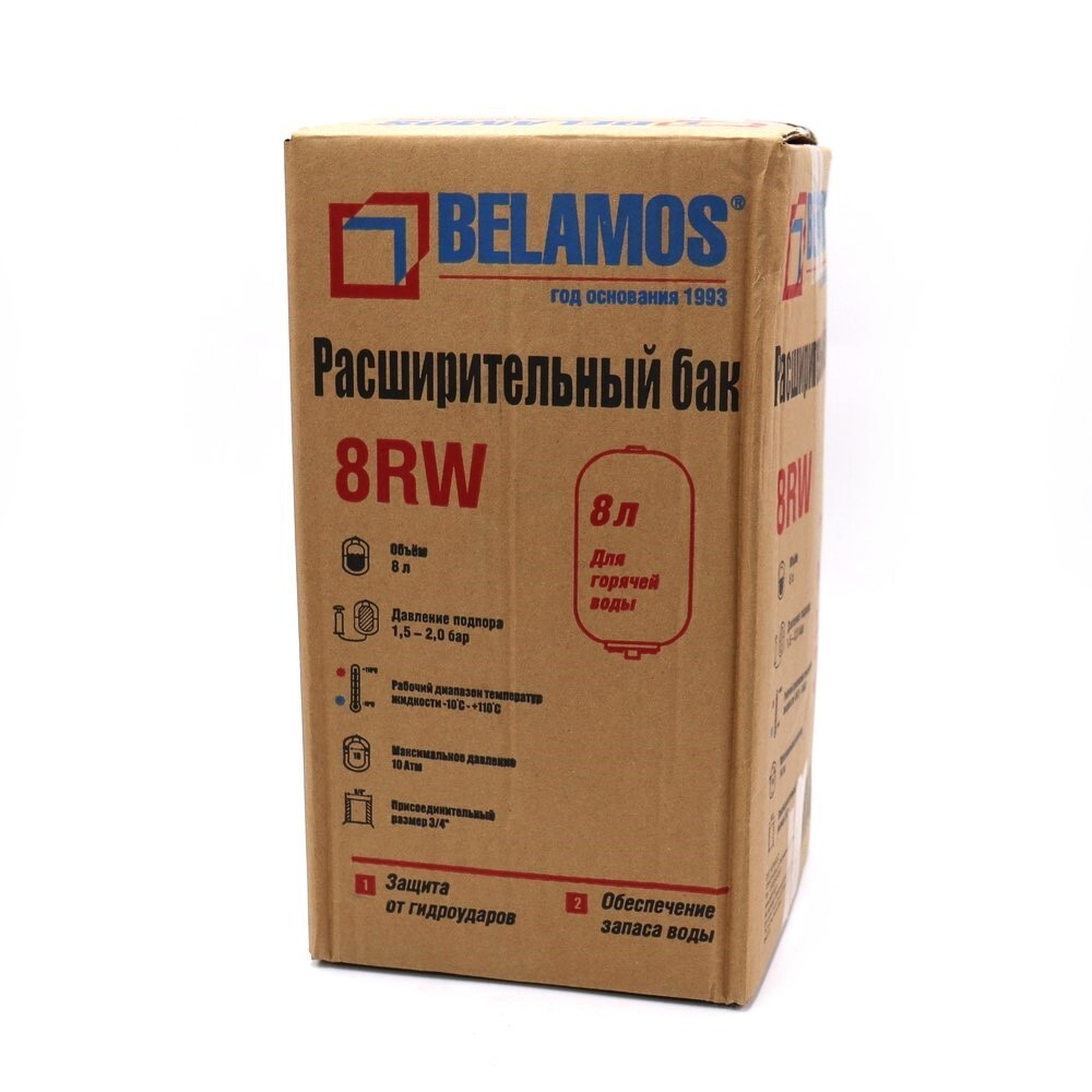 Бак расширительный для отопления Belamos 8RW вертикальный 8 л 8RW