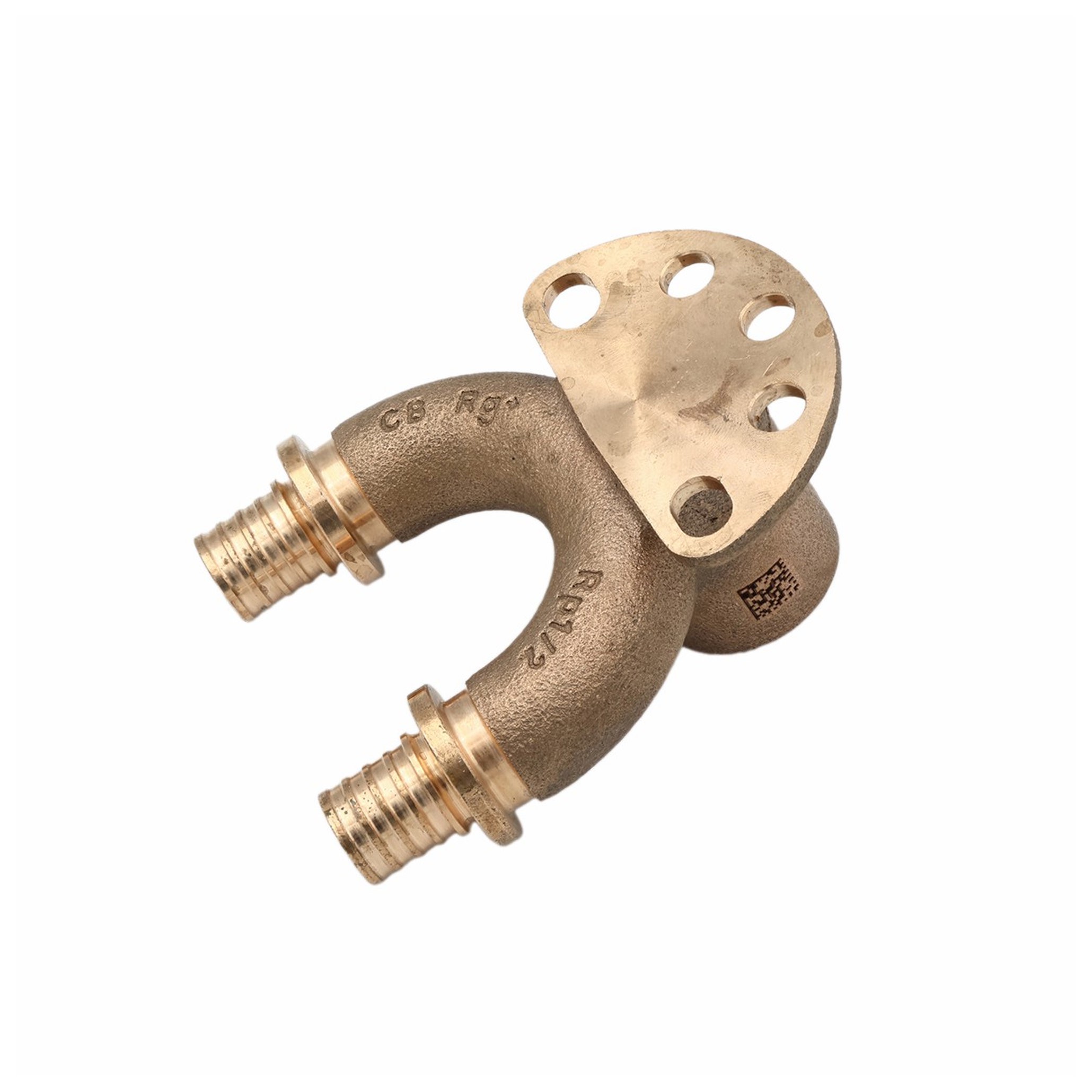 Угольник настенный REHAU Rautitan RX+ 16-Rp 1/2 короткий бронза 14563583001