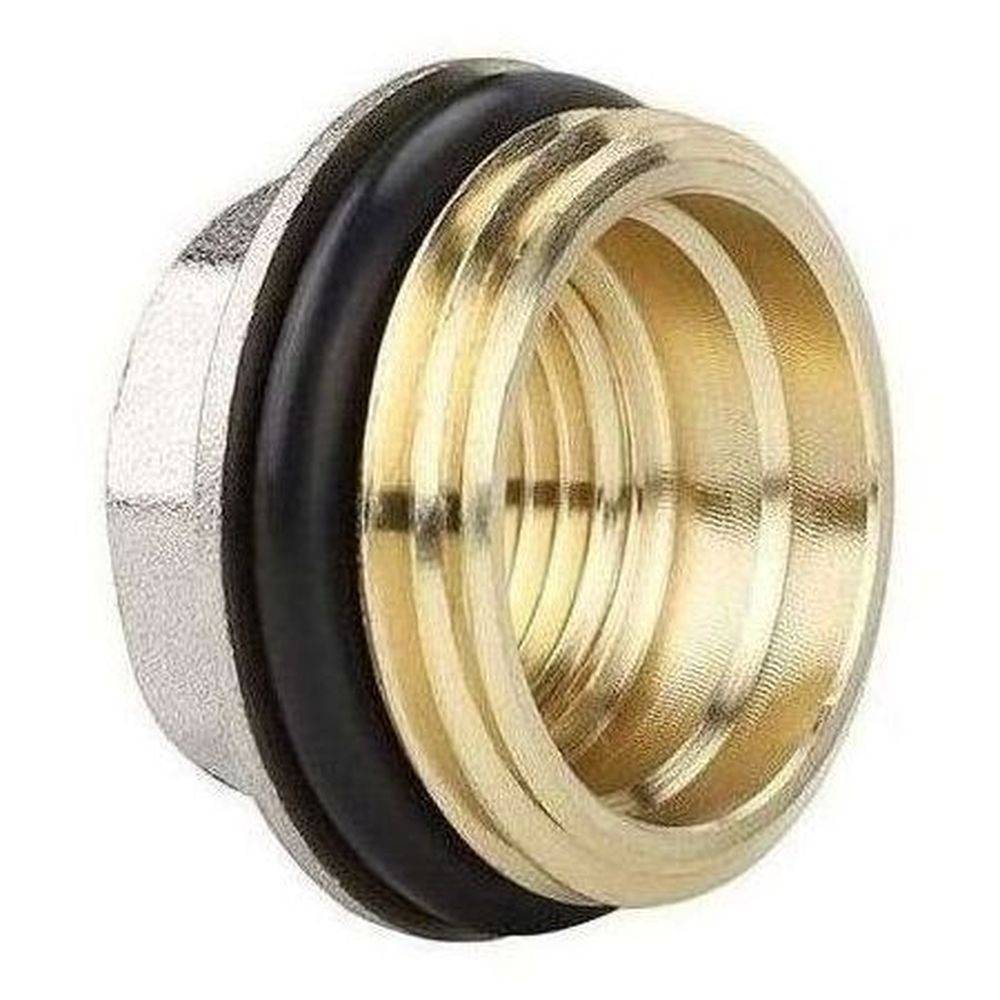 Переходник латунный VARMEGA НР-ВР 3/4 x 1/2 дюйма никелированный VM09901