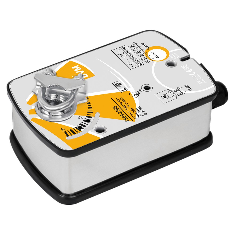 Электропривод воздушного клапана с возвратной пружиной BVM TS05-230S