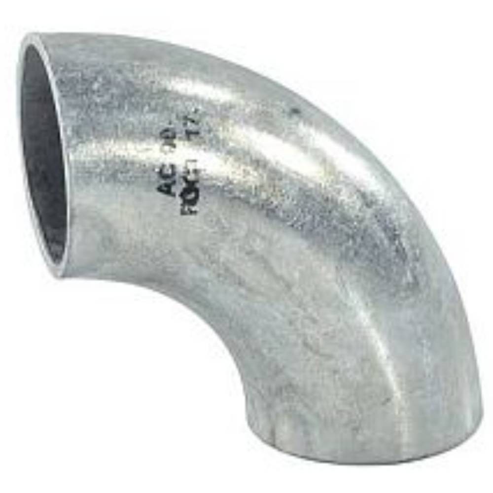 Отвод стальной крутоизогнутый оцинкованный 57х3.5 мм (Ду 50) бесшовный ГОСТ 17375-2001 1721221
