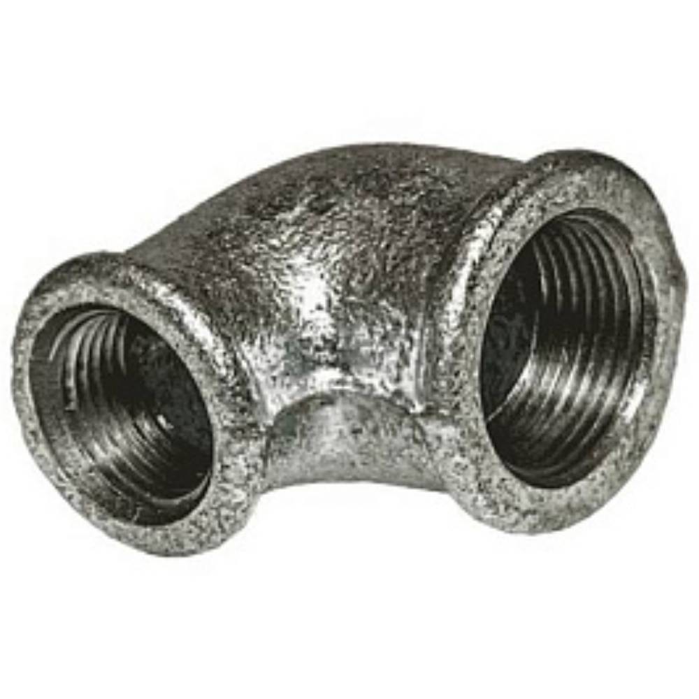 Угольник чугунный переходной оцинкованный FITTEX Ду20х15 3/4х1/2 ВР-ВР 1726186