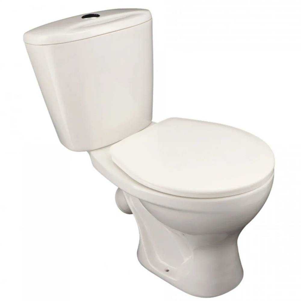 Унитаз-компакт ЛЗСФ косой выпуск нижний подвод белый 1256283