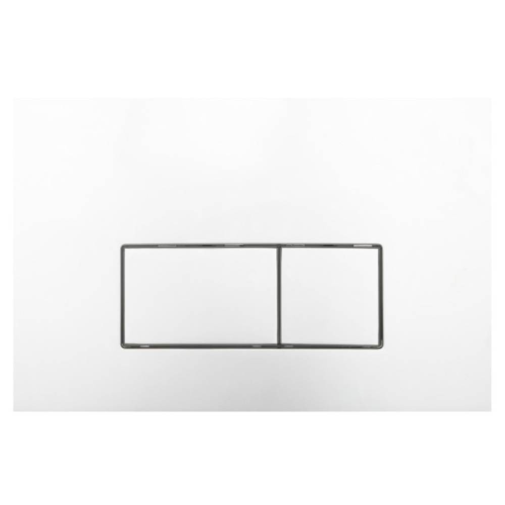 Кнопка смыва для инсталляции VIEIR VRQ73-2 механическая квадратные клавиши белая VRQ73-2