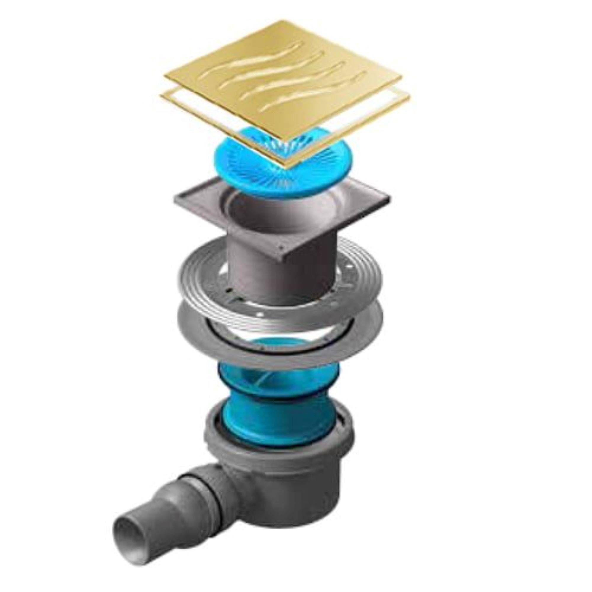 Трап точечный Peštan Confluo Standard 15x15 см Tide 1 Mask Gold 13000103