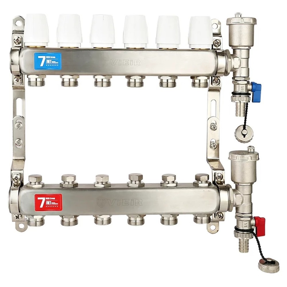 Коллекторная группа VIEIR VR115 1 x 9 x 3/4 без расходомеров в сборе VR115-09A