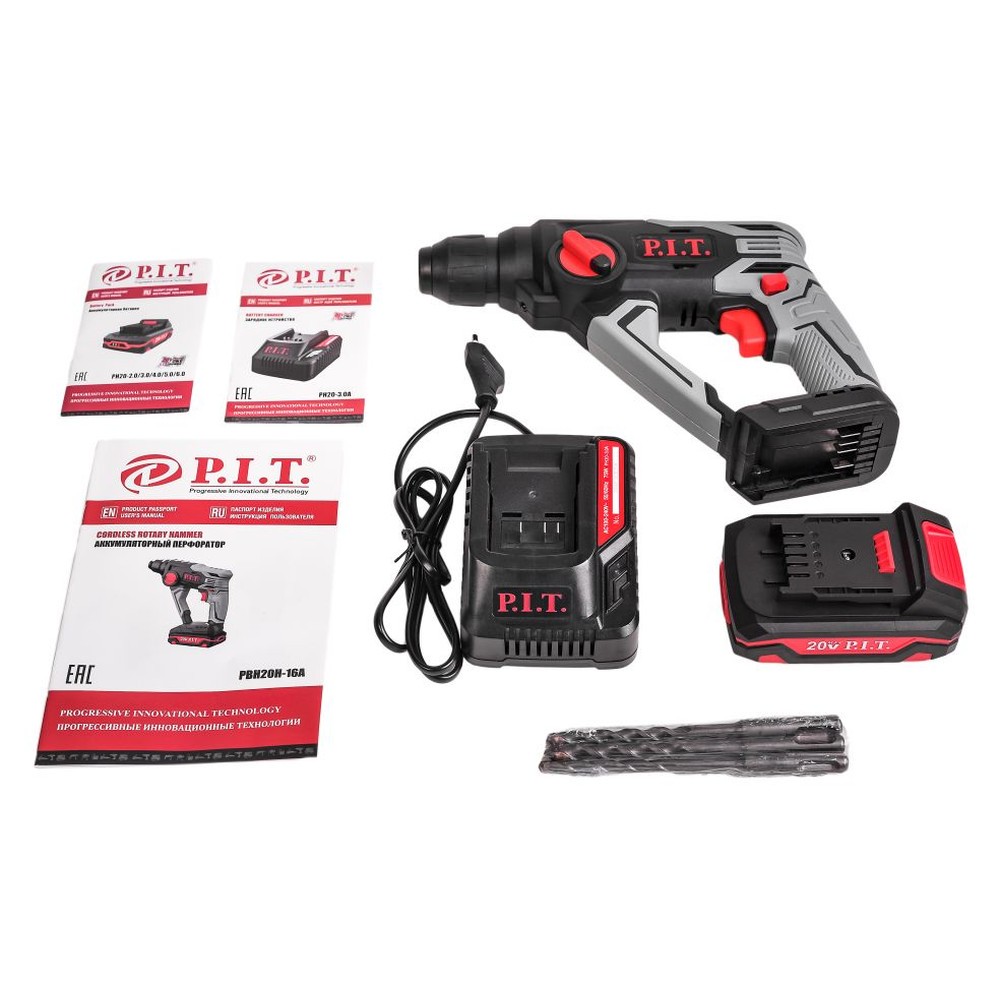 Перфоратор аккумуляторный P.I.T. OnePower PBH20H-16A/1 PBH20H-16A/1
