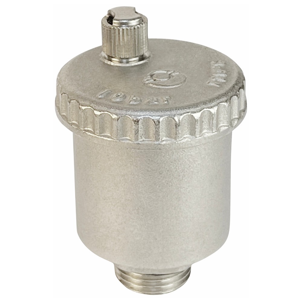 Воздухоотводчик автоматический VALFEX 1/2 никелированный вертикальный VF.502.NV.04