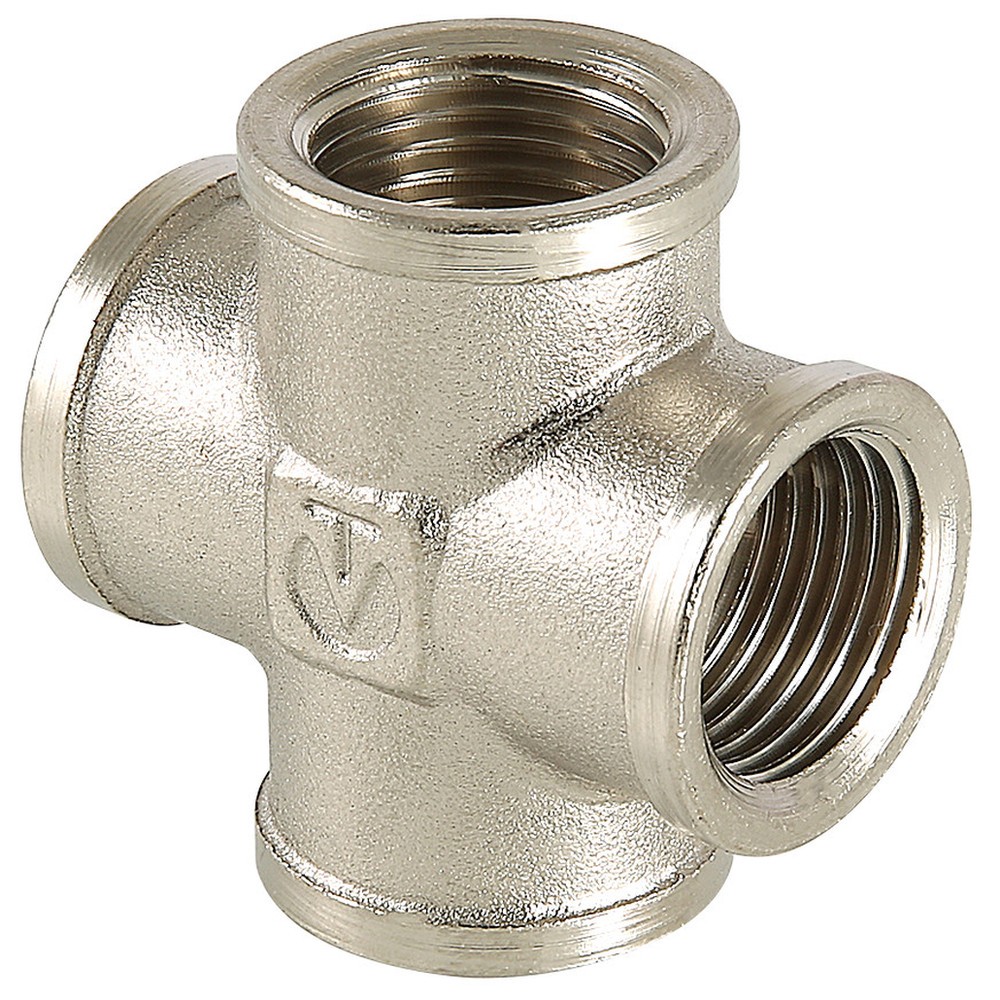 Крестовина латунная Valtec VTr.760.N 1/2 ВВ VTr.760.N.0004