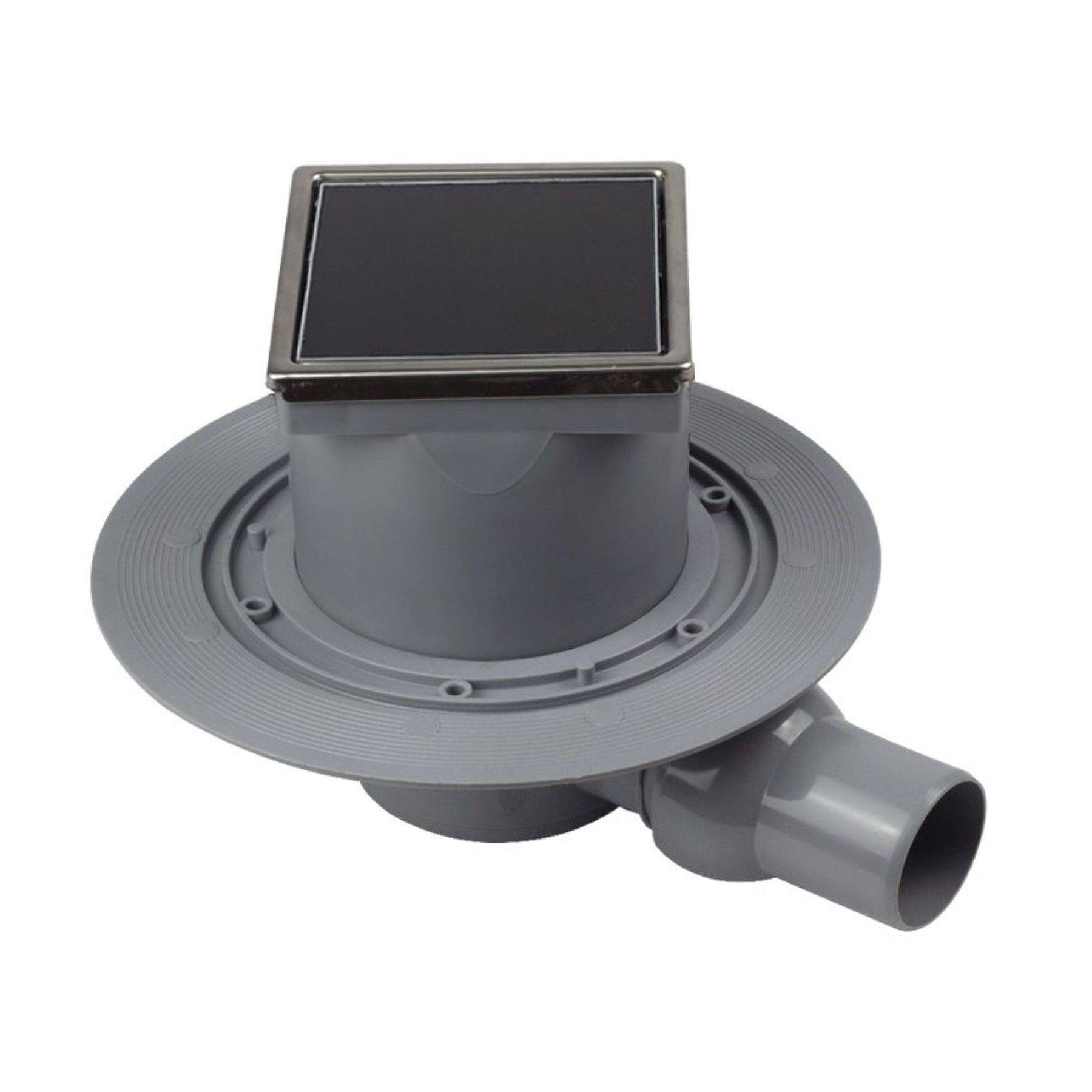 Трап для душа точечный PESTAN Confluo Standard 10х10 Dry 1 Black Glass 13000102