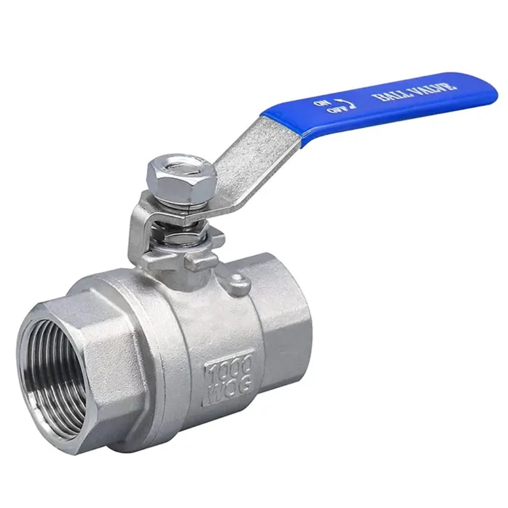 Кран шаровой нержавеющий Benarmo 4011H Ду 15 Ру 63 ВР полнопроходный 4011H