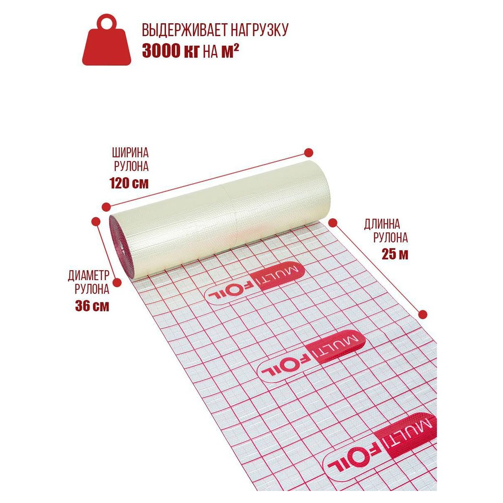 Изоляция отражающая MULTIFOIL 1.2х25 м 30 м2 1437240