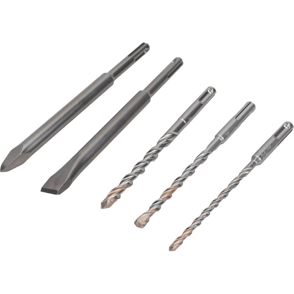 Набор буров и долот Milwaukee SDS-Plus 5 шт (6/8/10x160 мм, острое/плоское) 4932352333