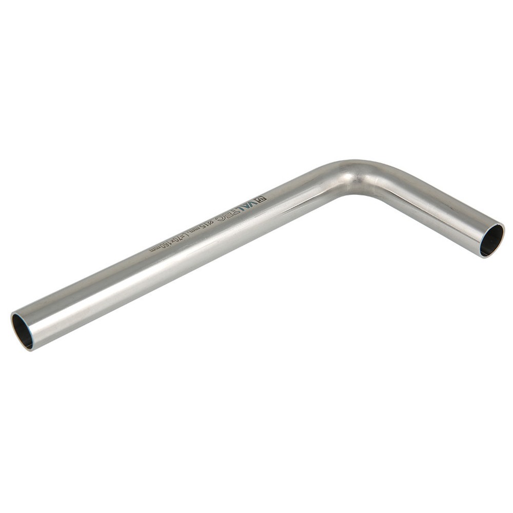 Отвод 90° из нержавеющей стали Valtec VTi.960.I 15 мм L-70x160 мм VTi.960.I.15070160