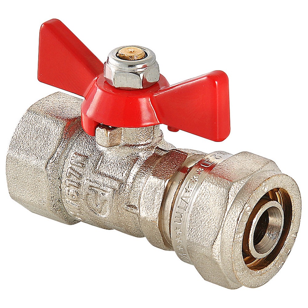 Кран шаровый обжимной VALTEC VT.342.N 16 мм x 1/2 ВР VT.342.N.04