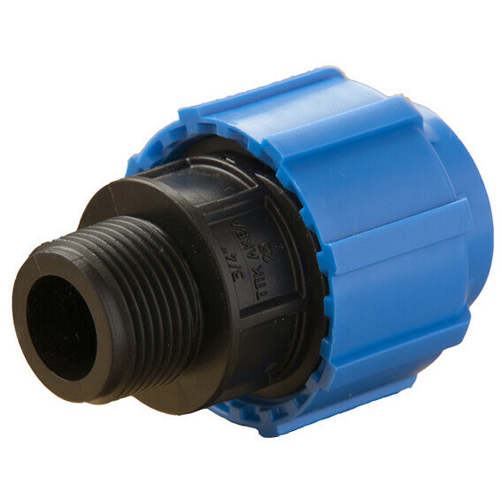 Муфта компрессионная ПНД ТПК-АКВА 40 мм х 1 1/2 НР 1672230