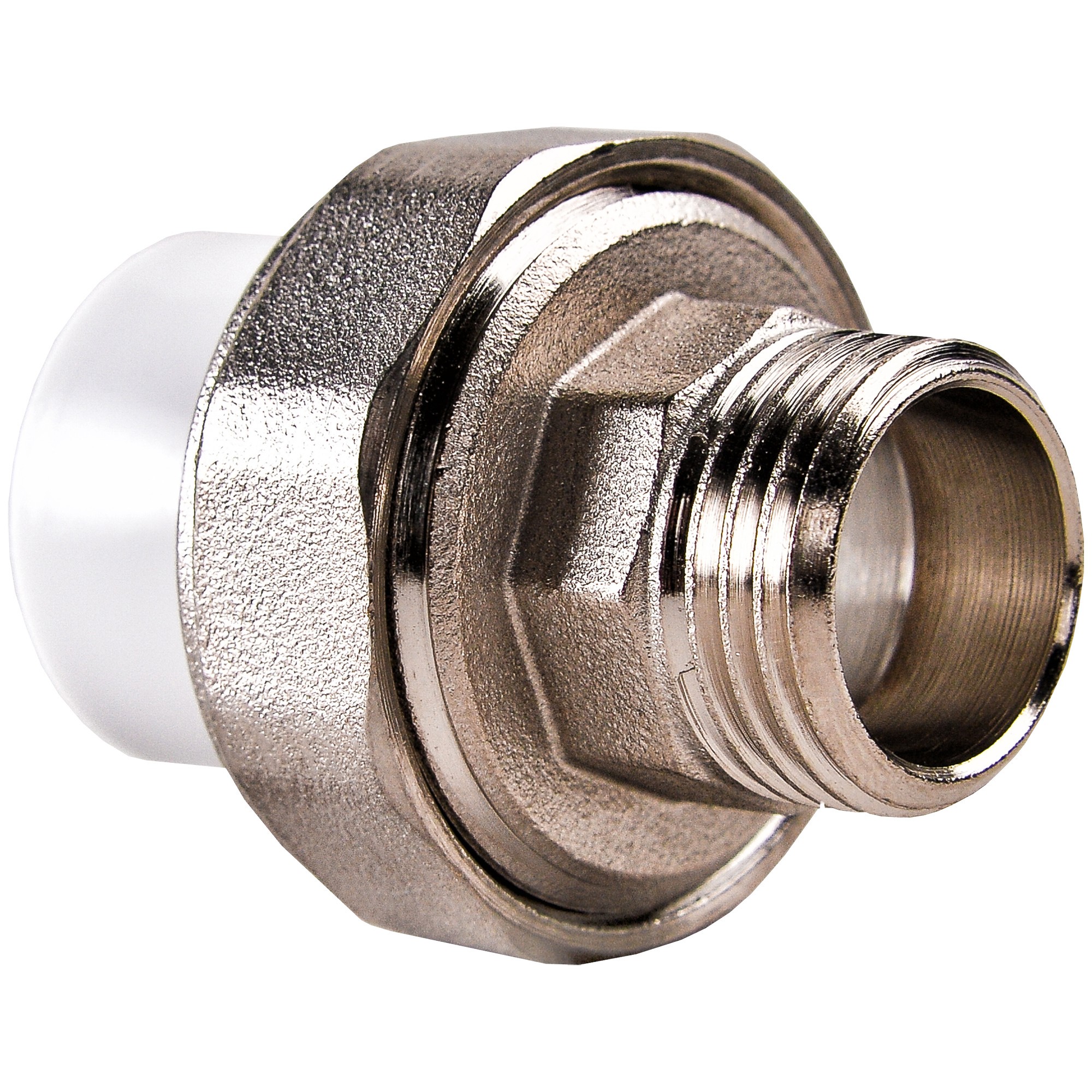 Муфта комбинированная разъемная PPR РВК 40х1 1/4 НР белая 101040114