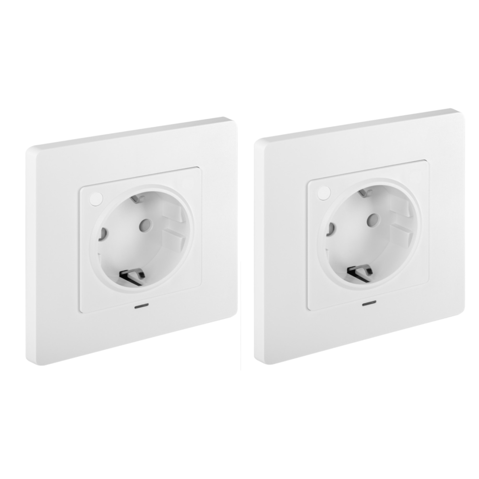 Комплект из двух умных встраиваемых розеток HOMMYN Zigbee 2RKNWOZ01W