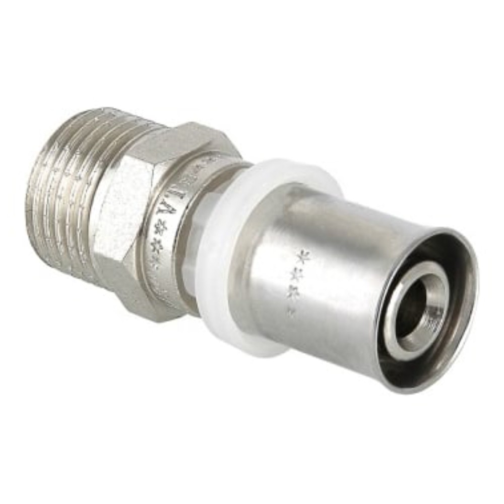 Соединитель пресс Valtec VTm.201.N наружная резьба 26 х 3/4 VTm.201.N.002605