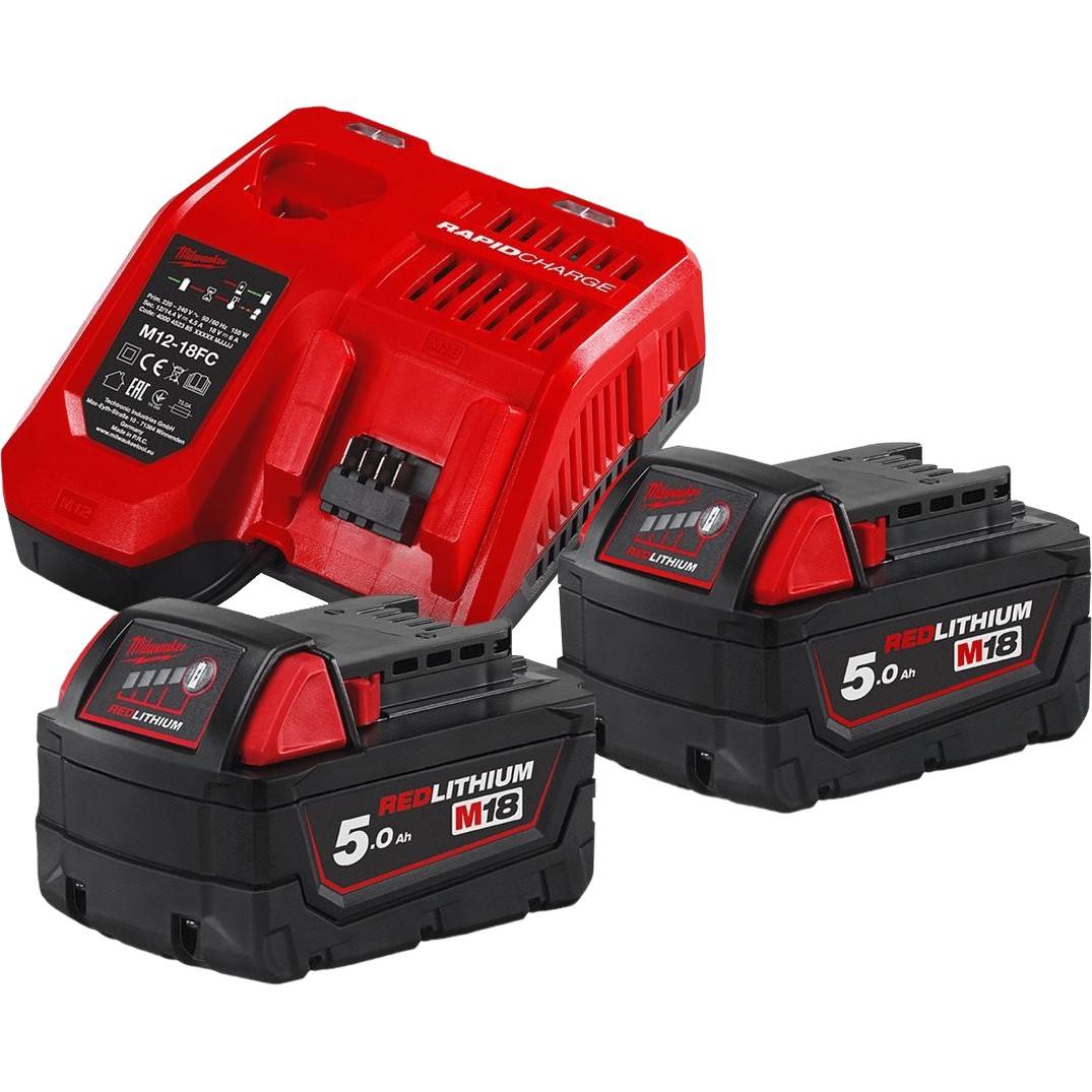Энергокомплект Milwaukee M18 NRG-502 (Li-Ion 5.0 Ач) 4933451073