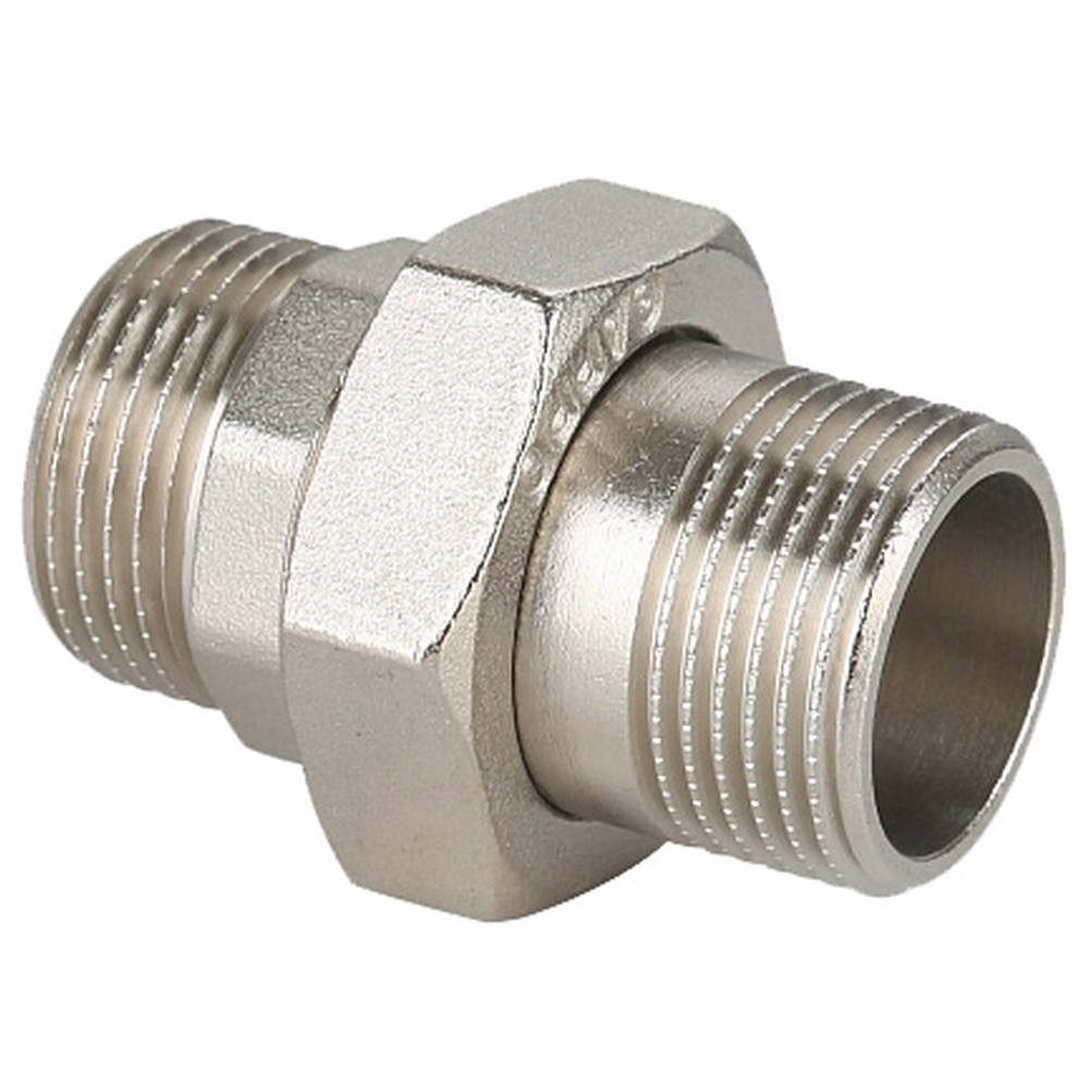 Соединитель прямой (американка) Gappo НР-НР никелированный 1/2 НС-1441033