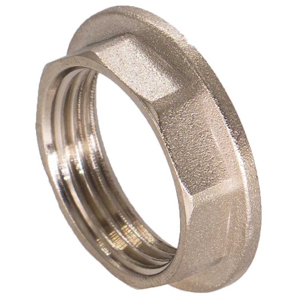 Контргайка латунная CTM с ребордой 1/2 1222031