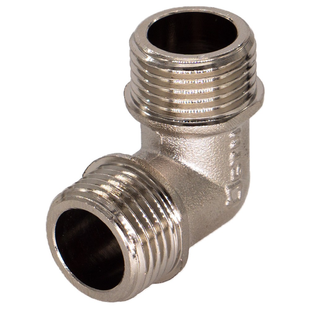 Уголок с ограничителем CTM 1/2 наружная-наружная резьба 1344436