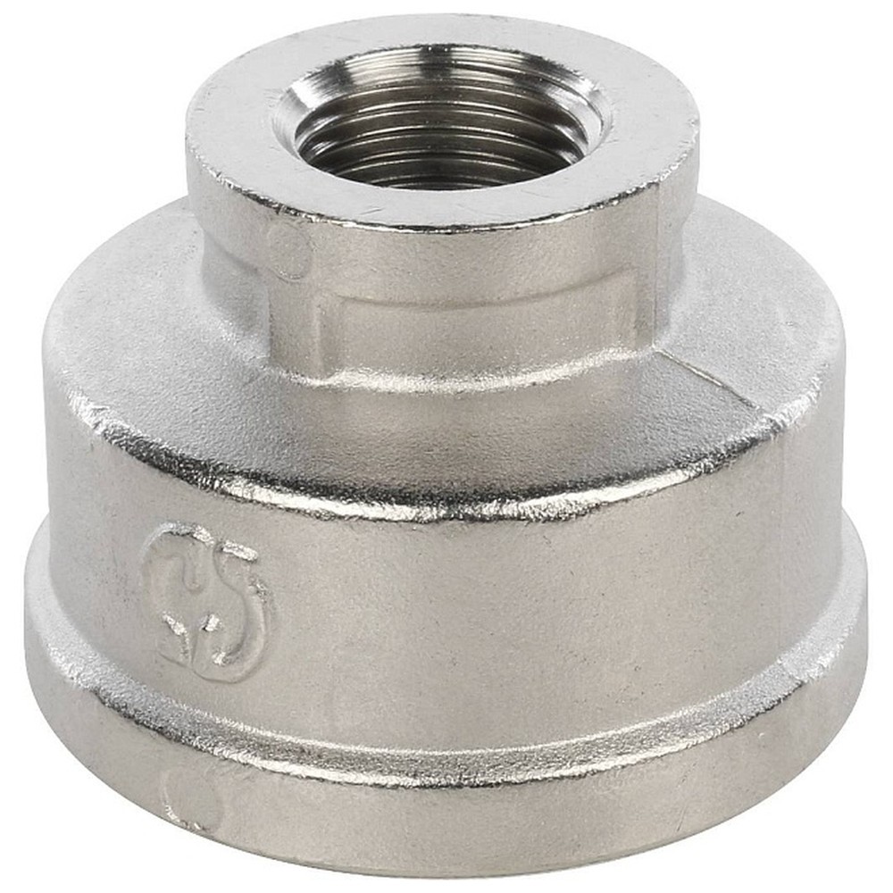 Муфта переходная STOUT латунная никелированная 1 1/2x3/4 ВВ SFT-0006-011234