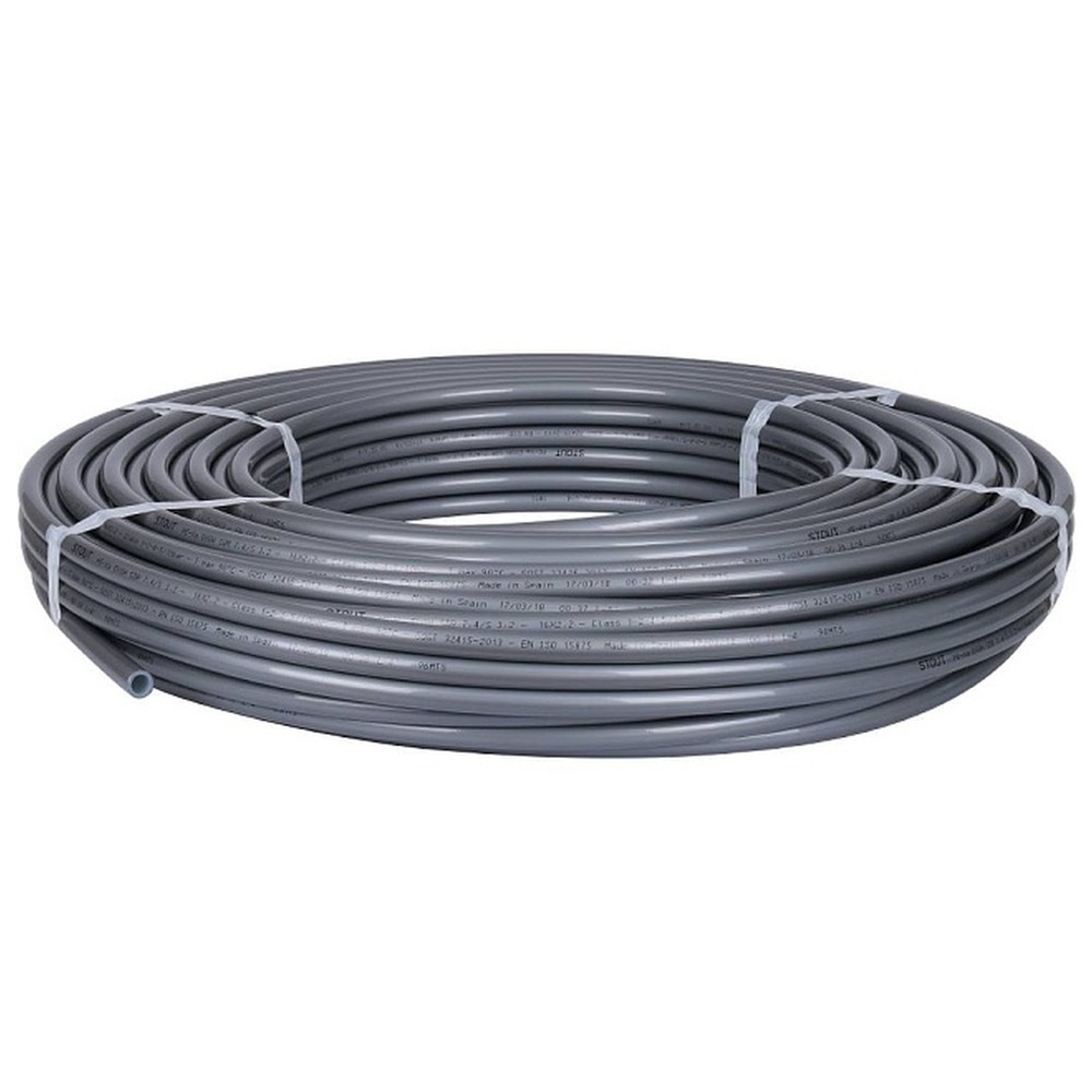 Труба PEX-a EVOH STOUT 16x2.2 мм серая бухта 100 м SPX-0001-001622