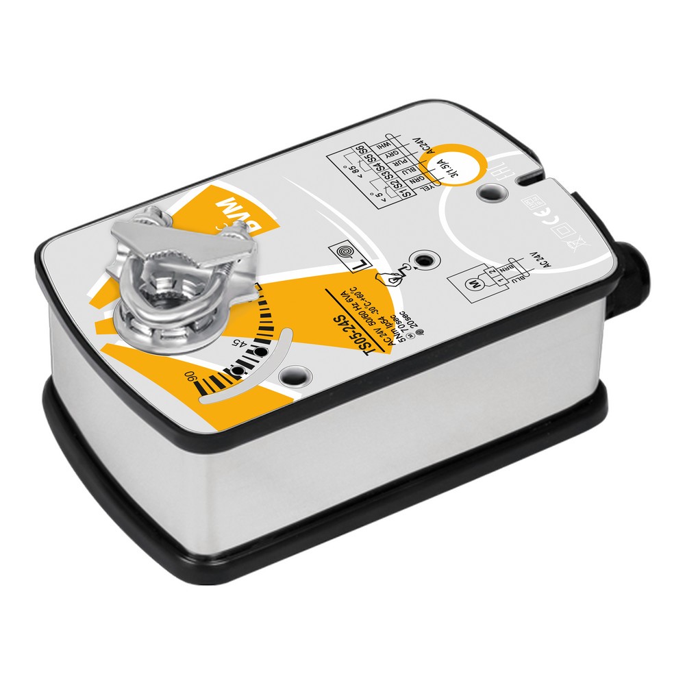 Электропривод воздушного клапана с возвратной пружиной BVM TS05-24S