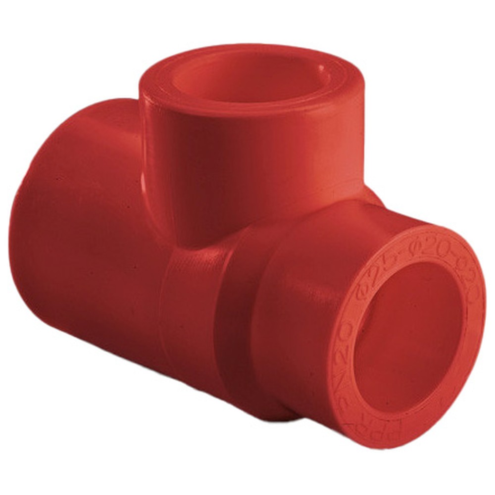 Тройник ПП AntiFire переходный D40х32х40 мм Red 051161