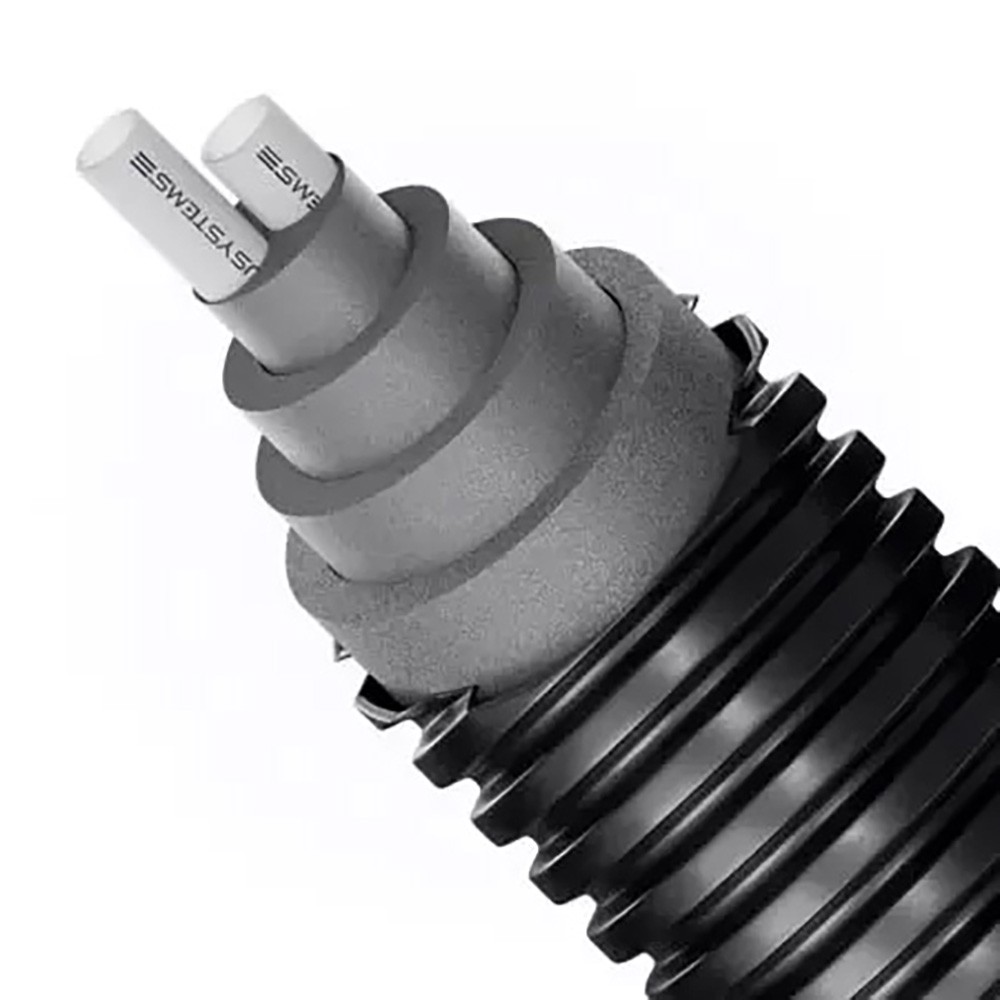 Труба теплоизолированная Usystems Aqua Twin PE-Xa 25x3,5-20x2,8/140 мм PN10 1774070