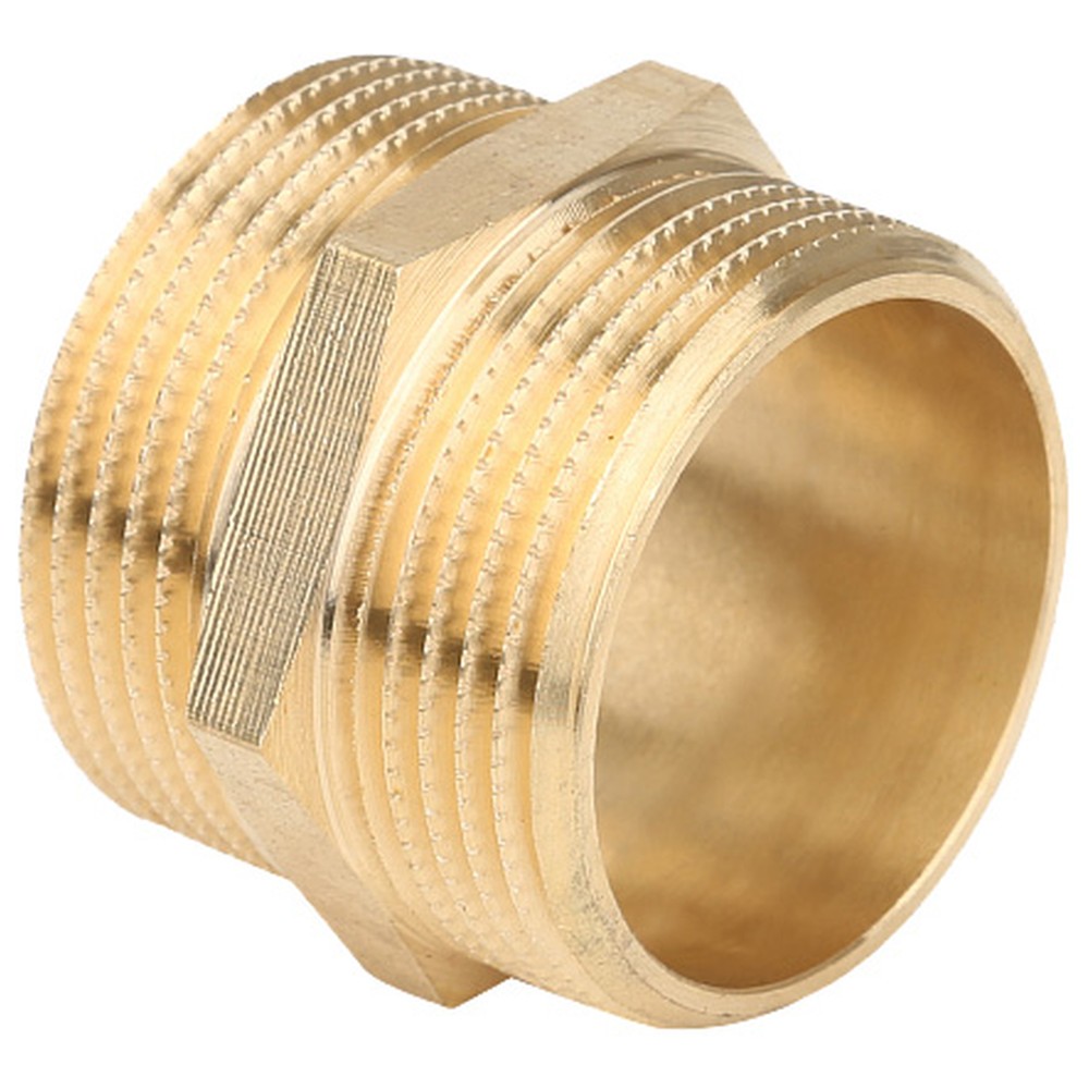 Ниппель Gappo латунный 1 1/2 НР-НР 1441365