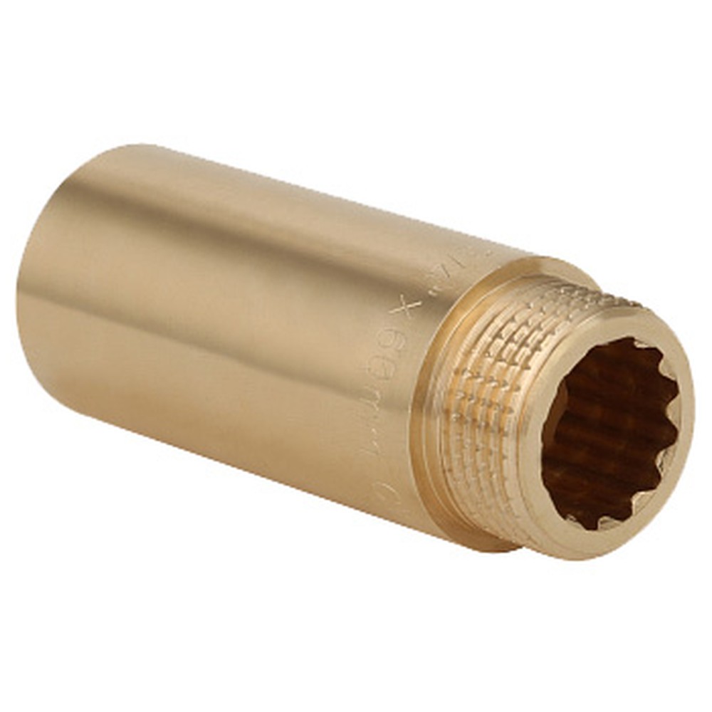 Удлинитель Gappo латунный 3/4 x 100 мм ВР-НР 1441706