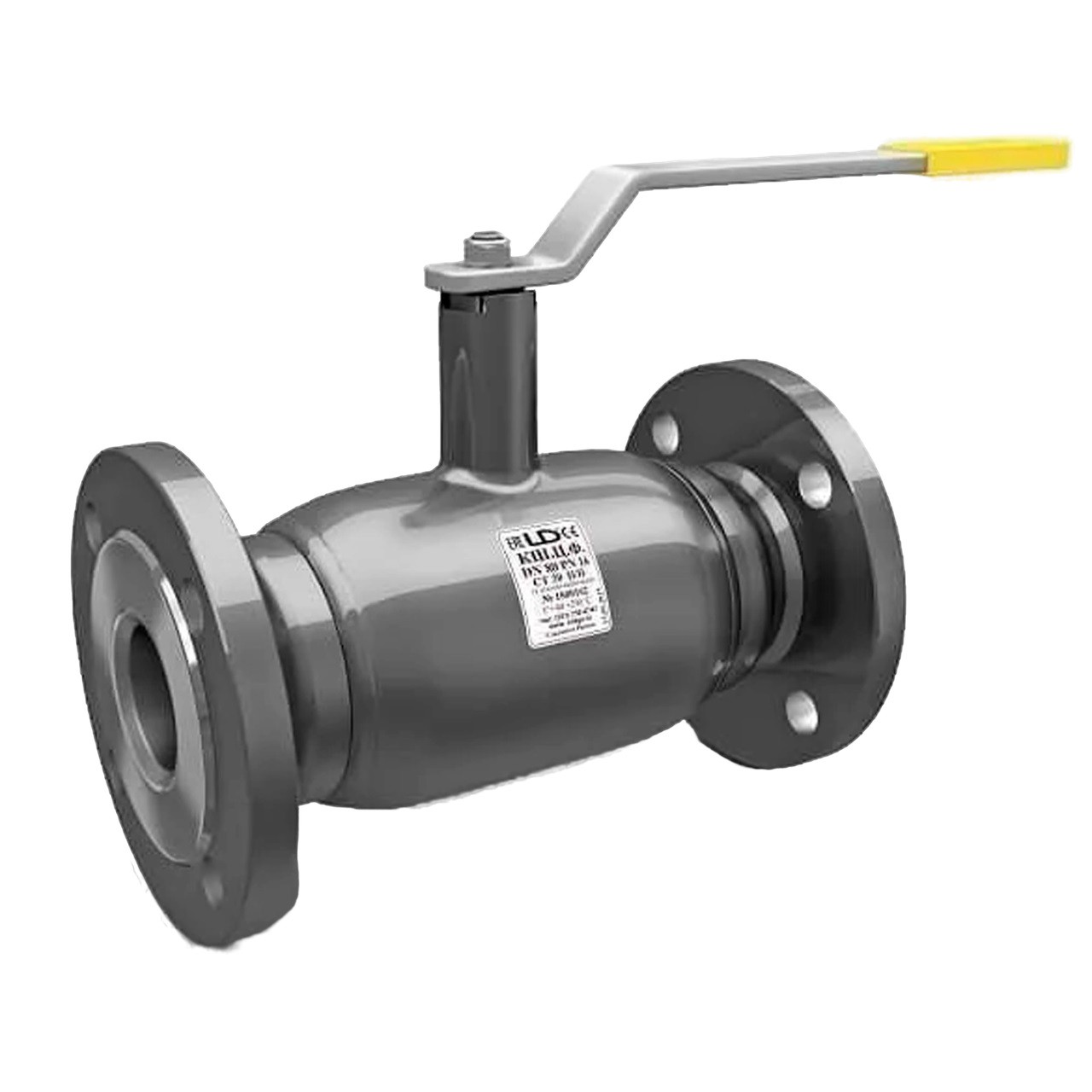 Кран шаровой фланцевый LD DN 25 PN 16 полнопроходной КШ.Ц.Ф.П.025.016.02