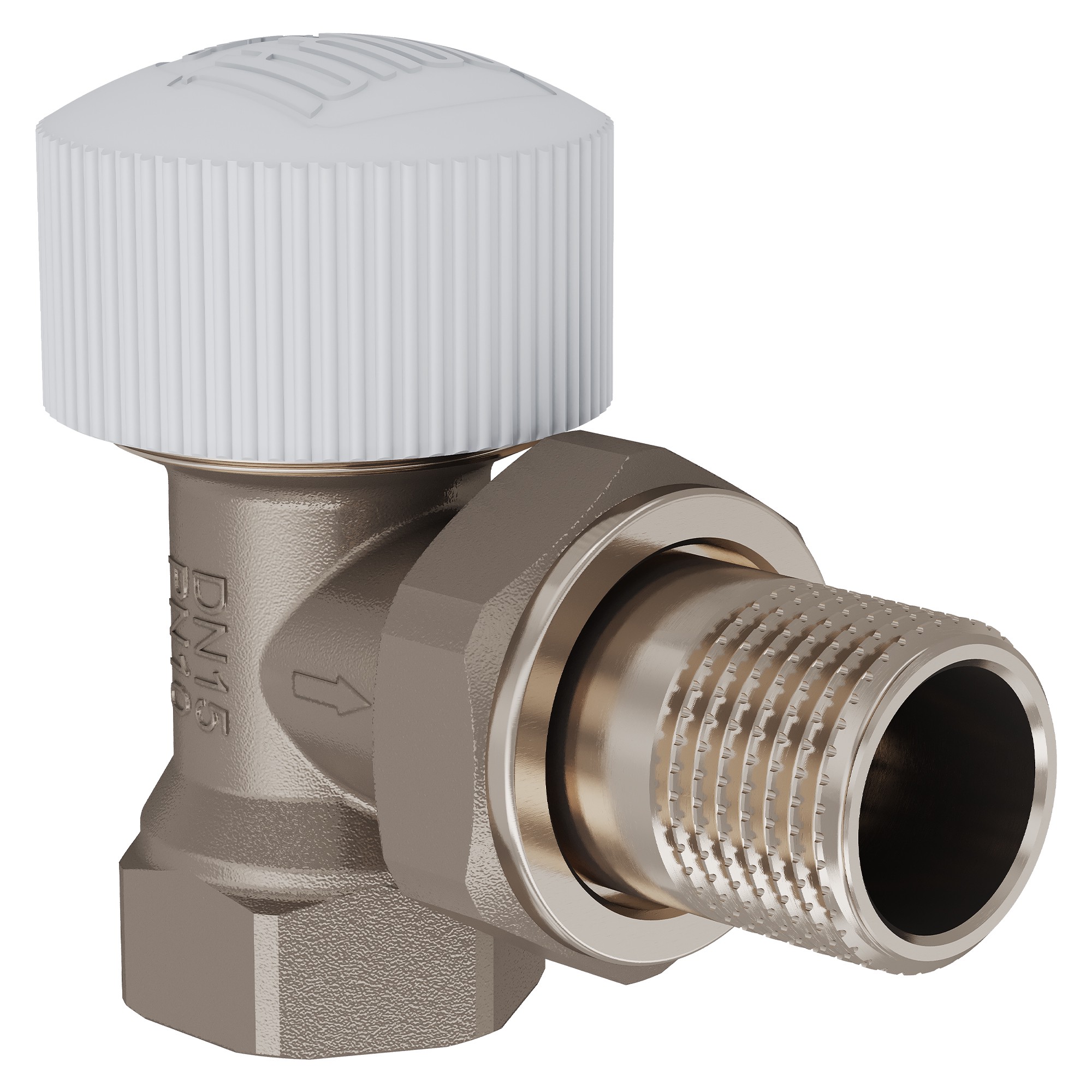 Клапан термостатический угловой Royal Thermo Standart 1/2 М30х1.5 RTE 07.001