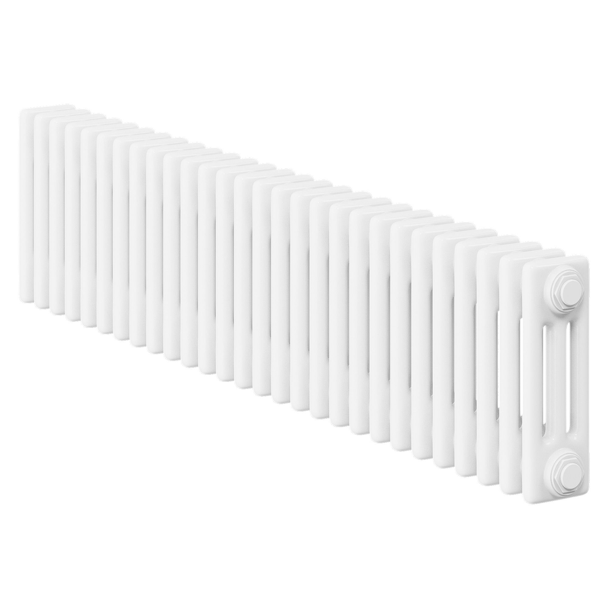 Дизайн-радиатор Royal Thermo Insignia R C3030 28 секций боковое подключение RAL9016 InR-C3030.28.9016