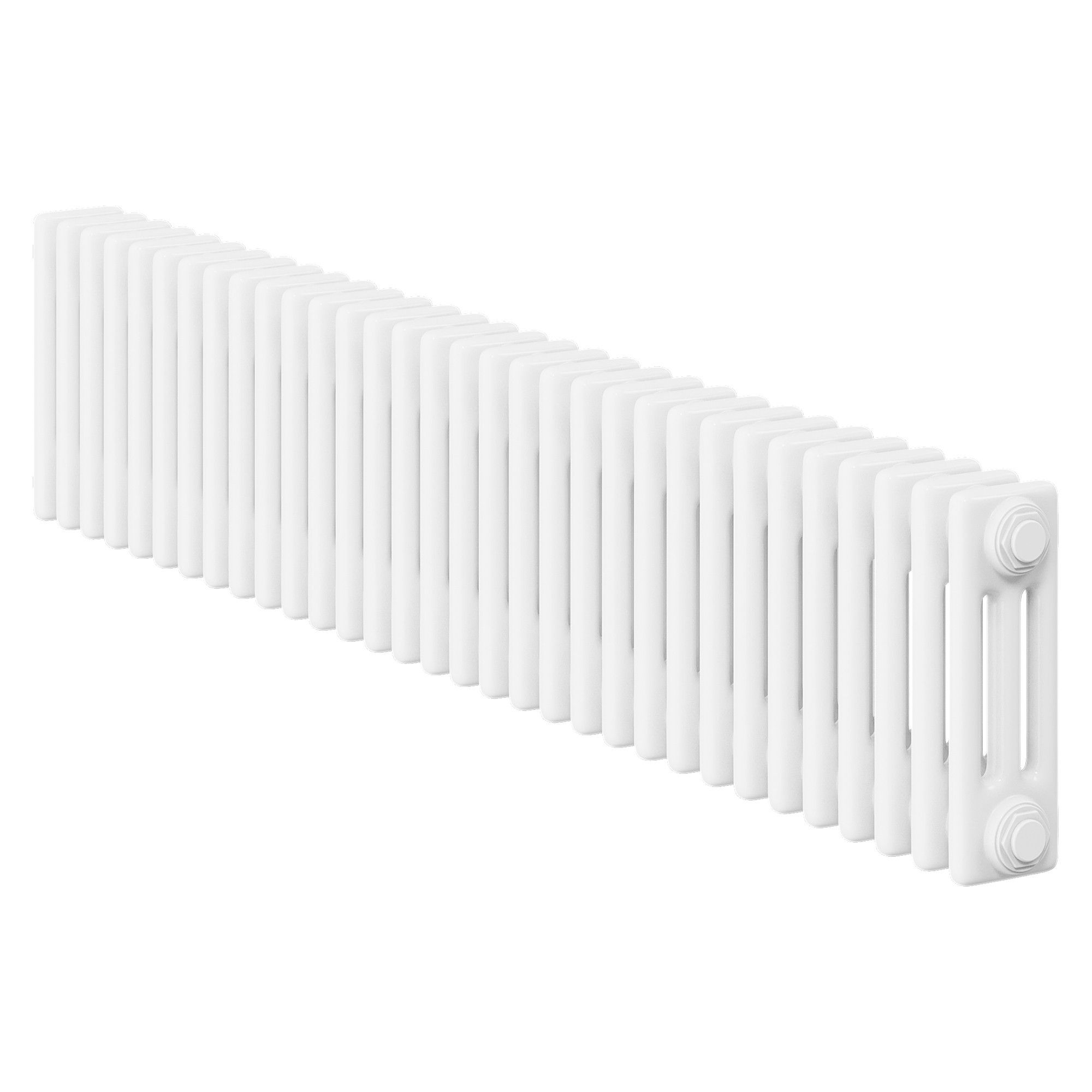 Дизайн-радиатор Royal Thermo Insignia R C3030 34 секции боковое подключение RAL9016 InR-C3030.34.9016