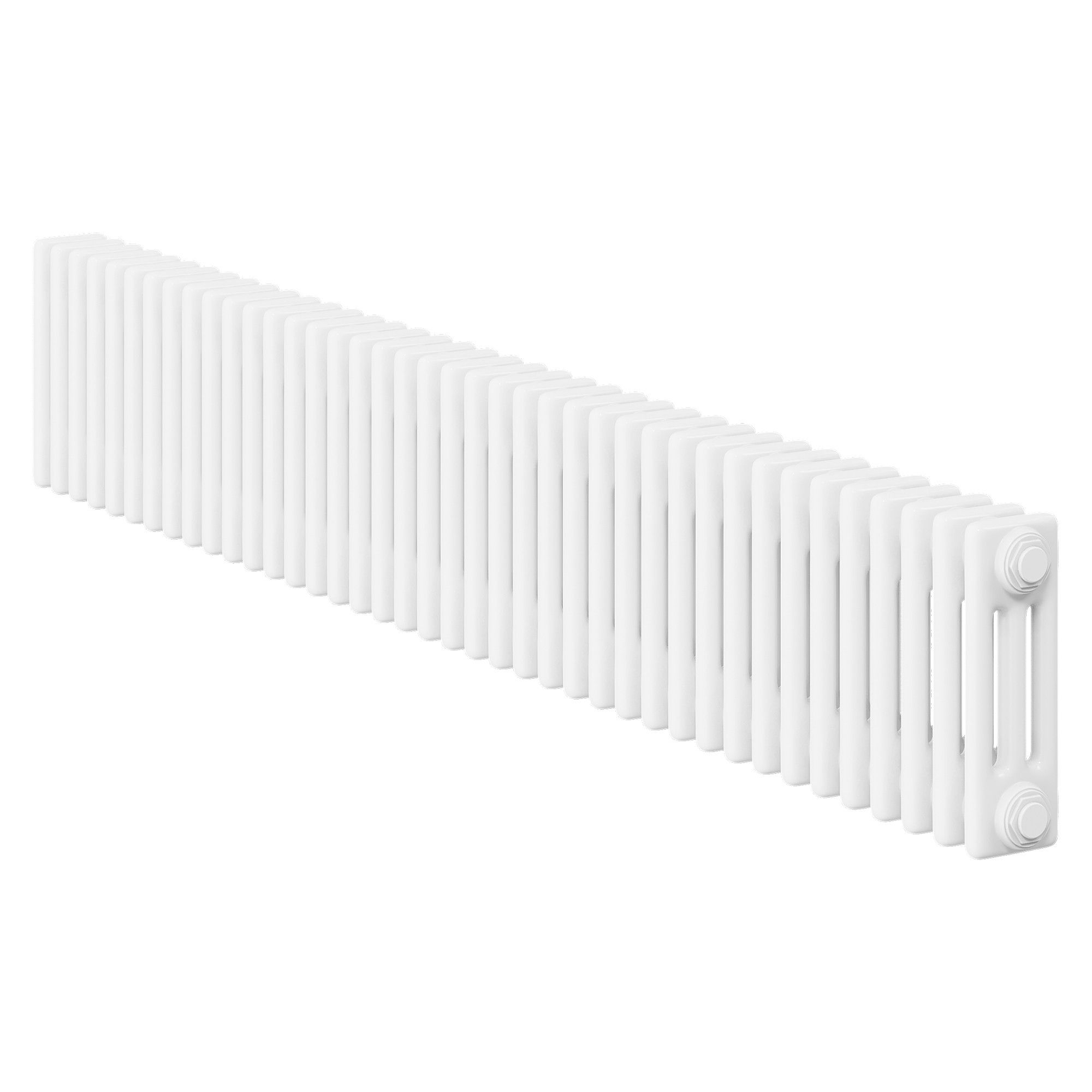 Дизайн-радиатор Royal Thermo Insignia R C3030 42 секции боковое подключение RAL9016 InR-C3030.42.9016