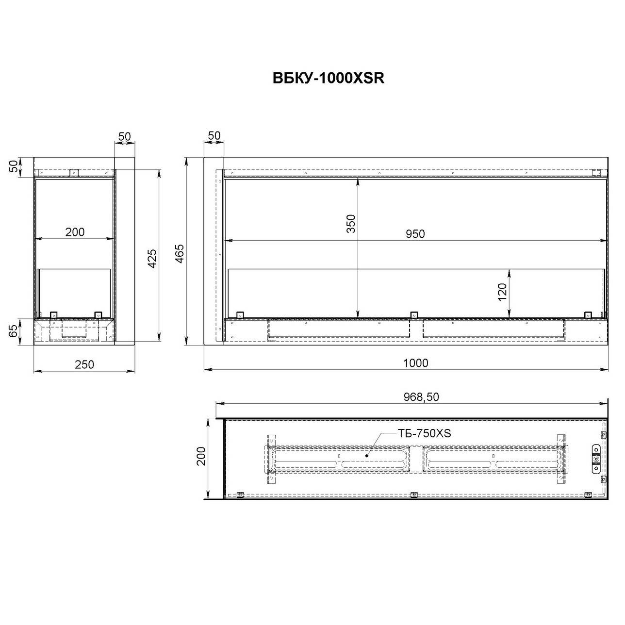 Биокамин угловой Firelight BFP-P1000RC правый BFP-P1000RC