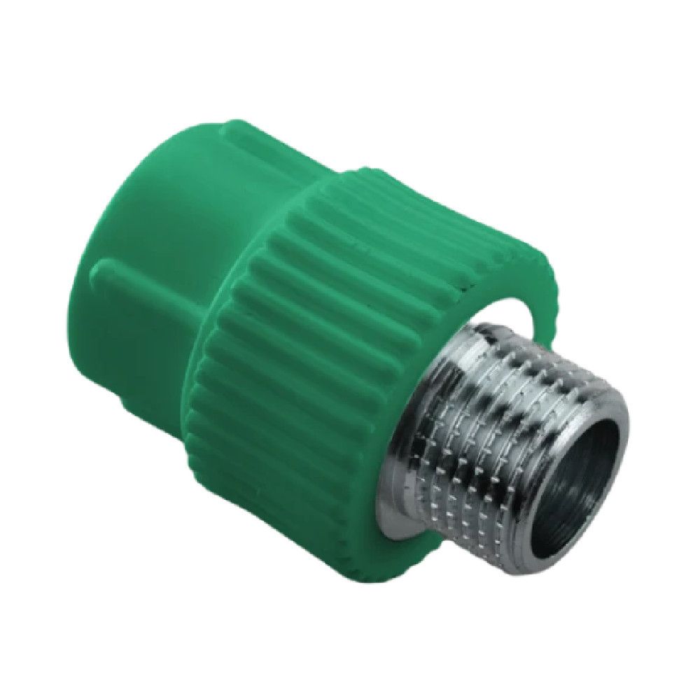 Муфта комбинированная ПП AntiFire 20 мм x 1/2 НР Green 034019