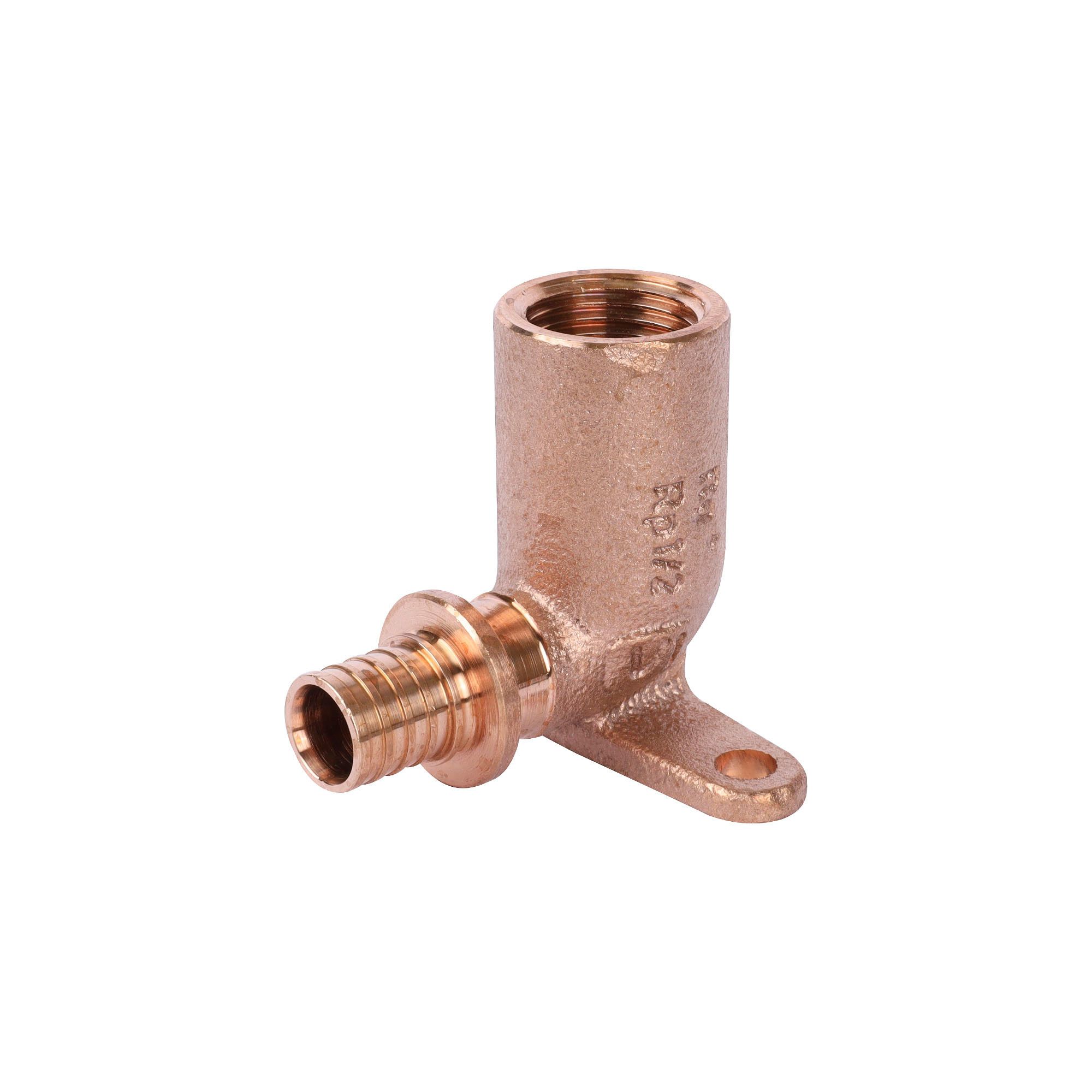 Угольник настенный REHAU RAUTITAN RX+ 16-Rp 1/2 с длинным патрубком 14563623001